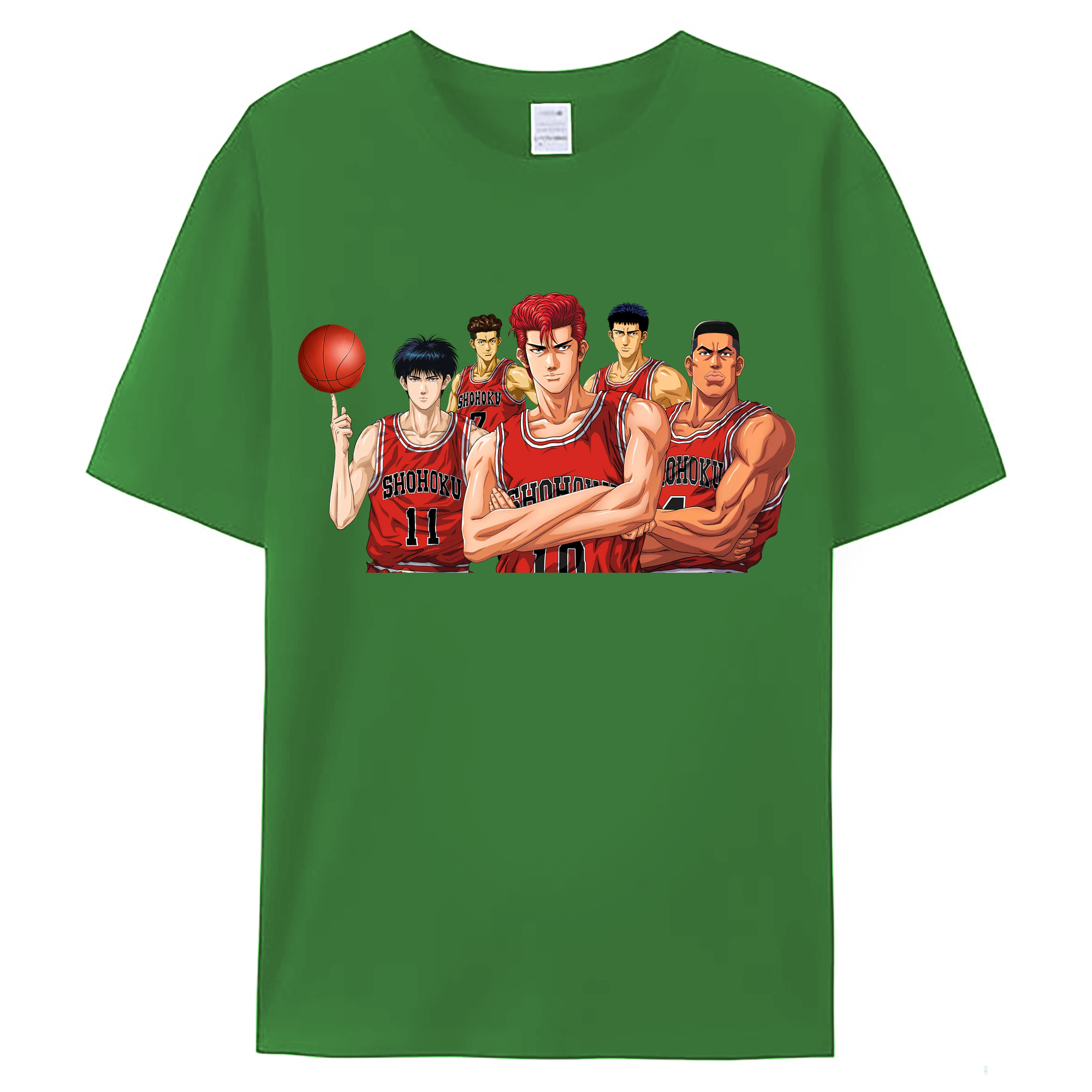 （画像用） SLAM DUNK／スラムダンク レディースカジュアルプリントTシャツ（綿100％）